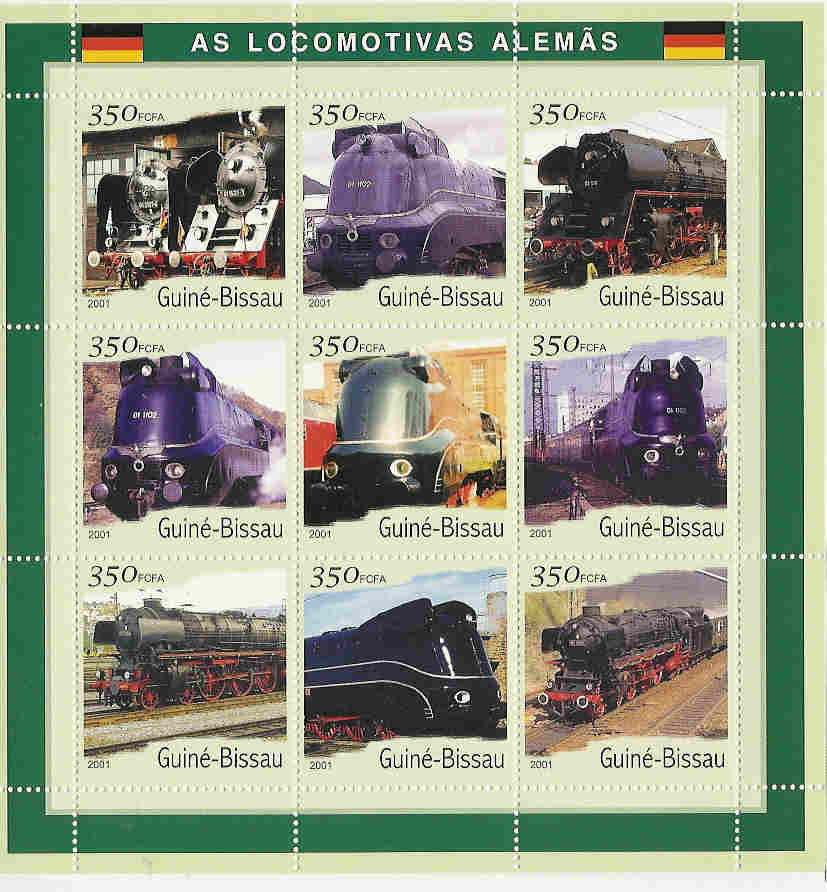 transpress nz: Brazil steam locomotive stamps